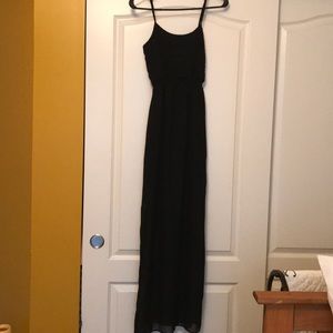 Long black dress